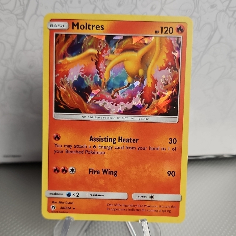 Moltres 38/214 Pokemon TCG Holo Rare